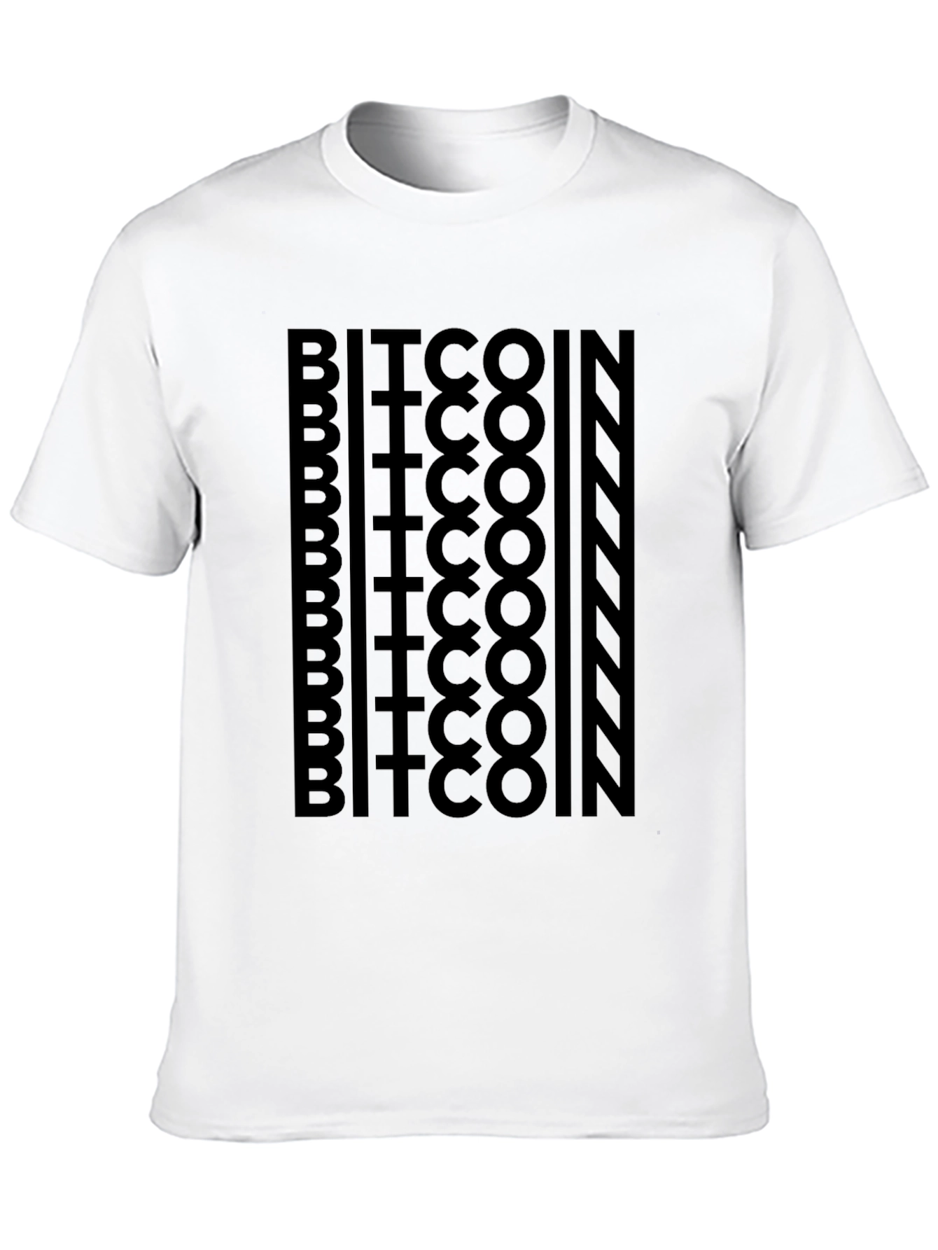 Bitcoin Graphic Print Tee - Black Crypto T-Shirt
