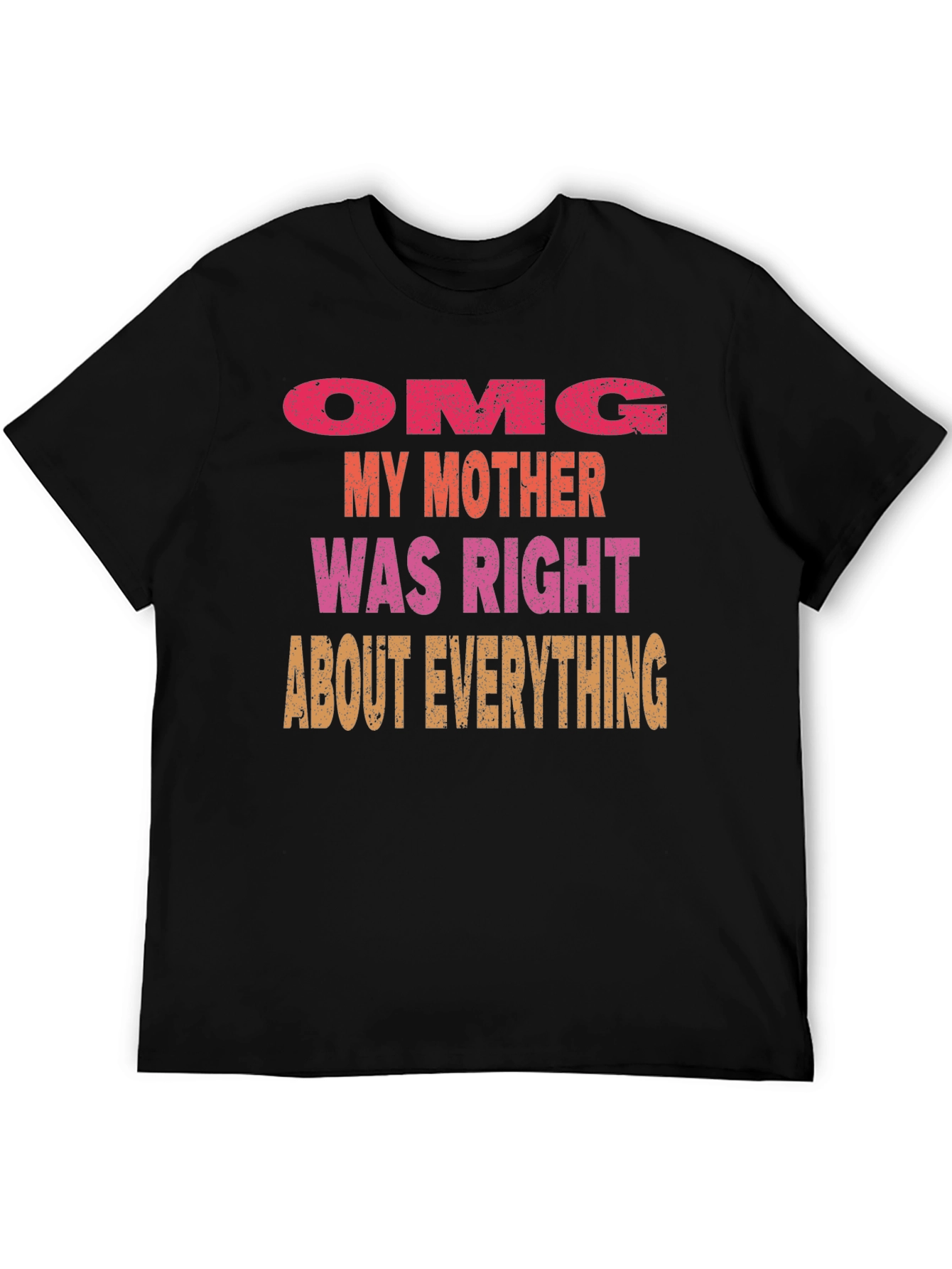 OMG Mother Was Right Mens T-Shirt