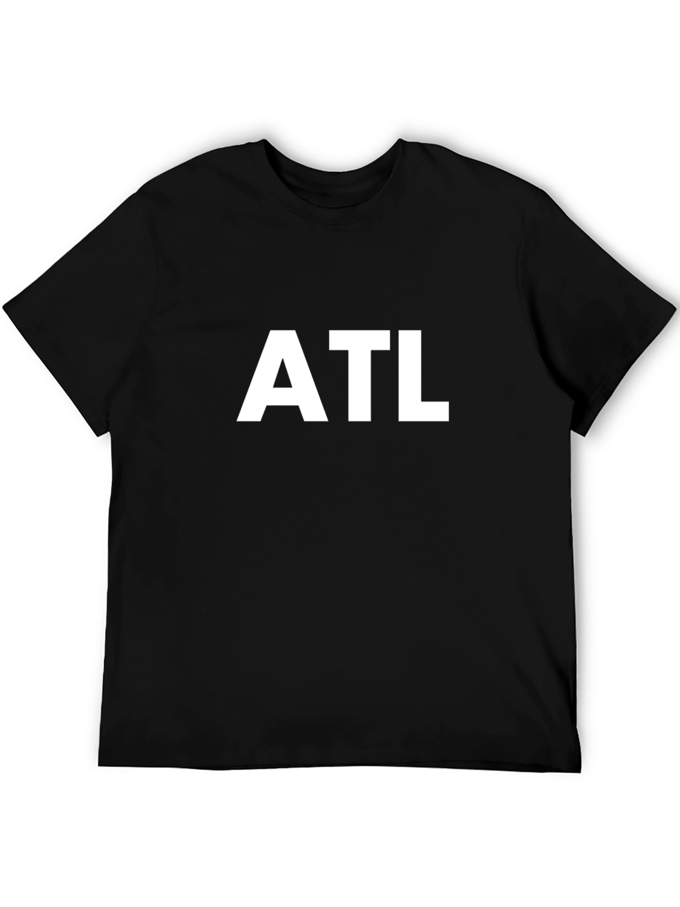 ATL T-Shirt - Black Cotton Tee