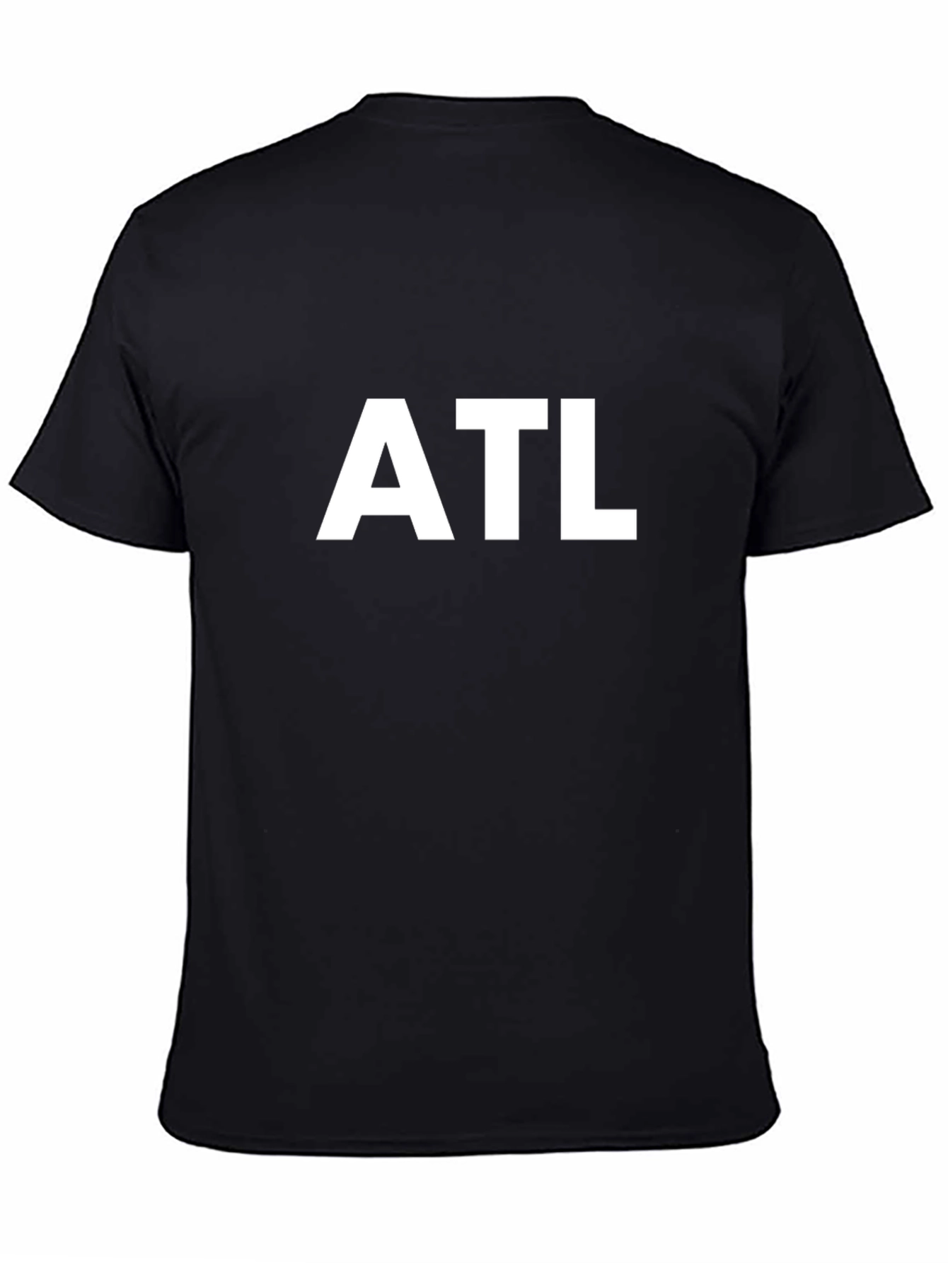 ATL T-Shirt - Black Cotton Tee