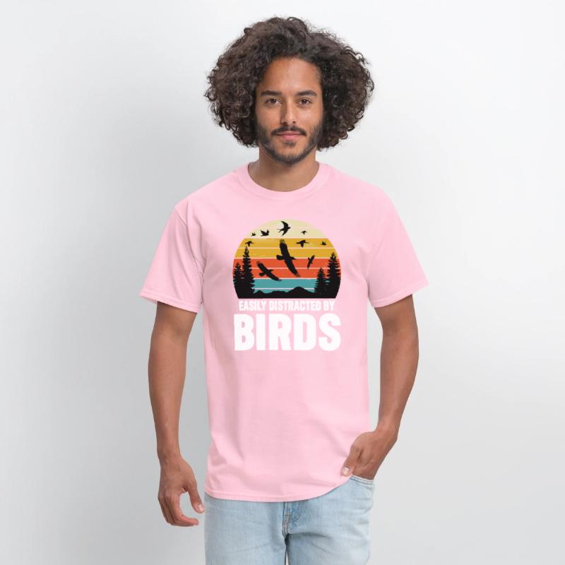 Easily Distracted By Birds Lover Funny