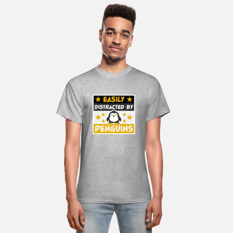 Easily Distracted By Penguins Funny Cute Penguin