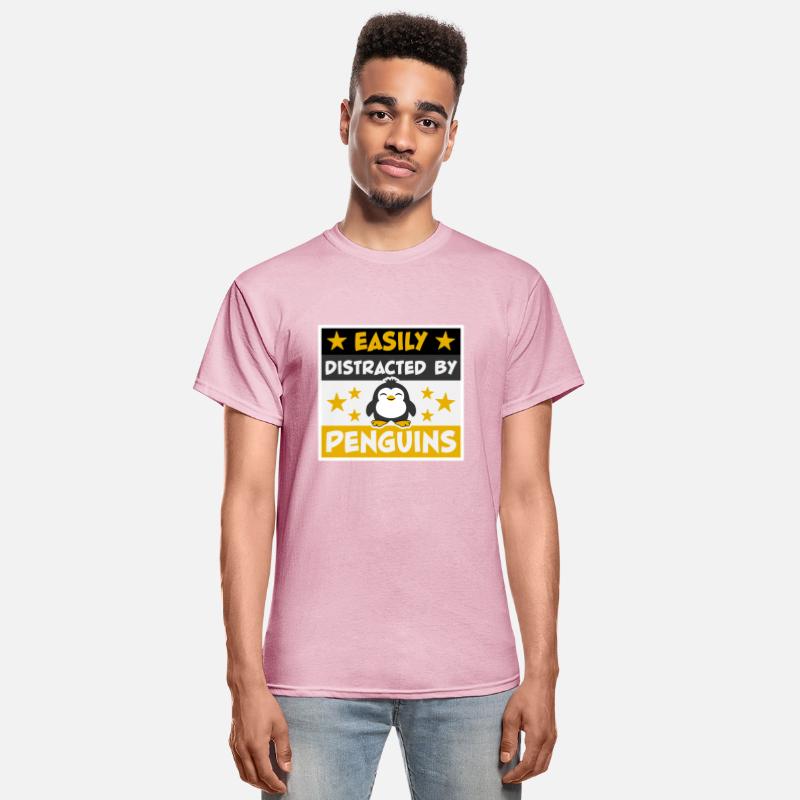 Easily Distracted By Penguins Funny Cute Penguin