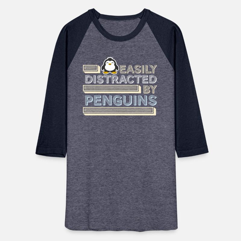 Easily Distracted By Penguins Funny Cute Penguin