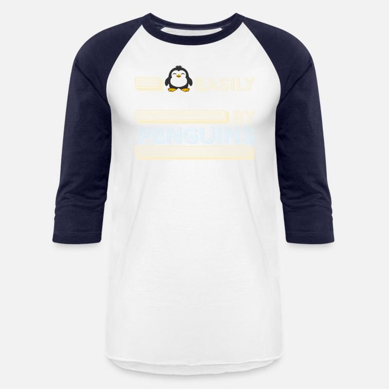 Easily Distracted By Penguins Funny Cute Penguin