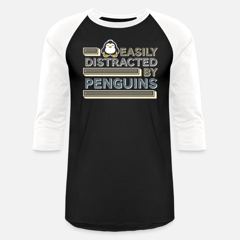Easily Distracted By Penguins Funny Cute Penguin