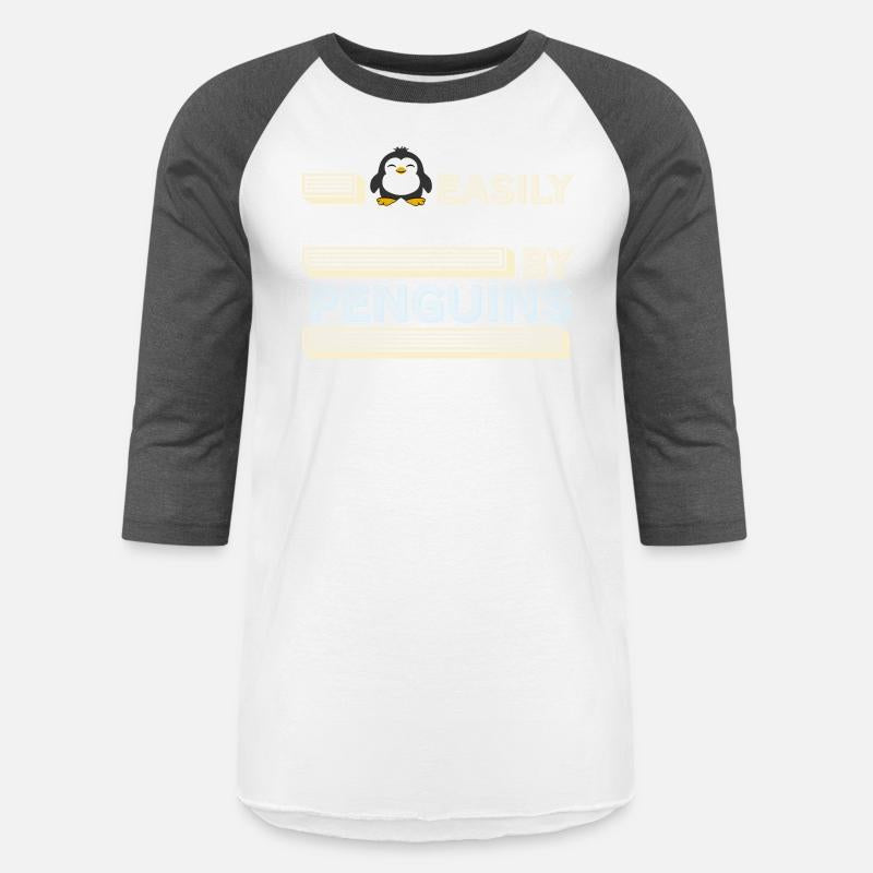 Easily Distracted By Penguins Funny Cute Penguin