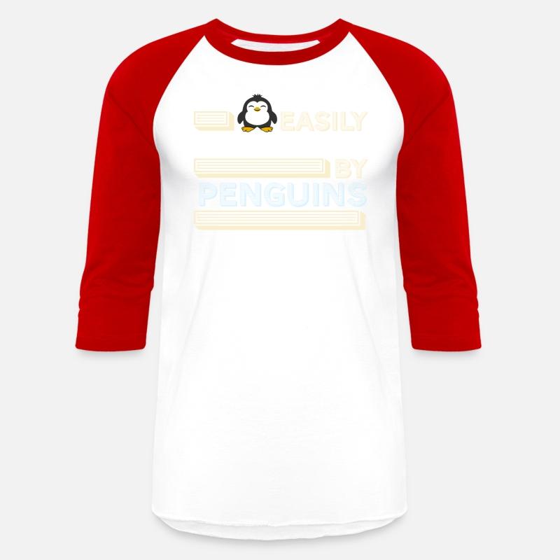 Easily Distracted By Penguins Funny Cute Penguin