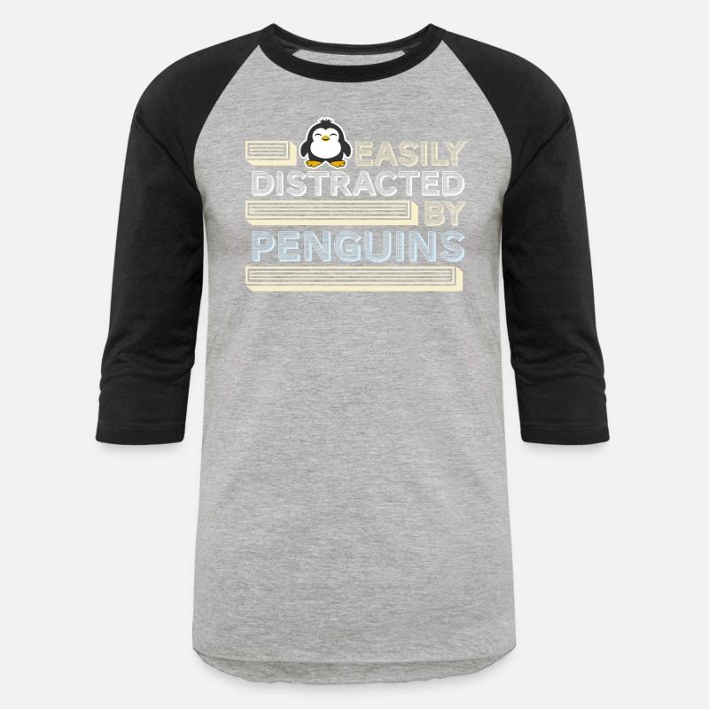 Easily Distracted By Penguins Funny Cute Penguin