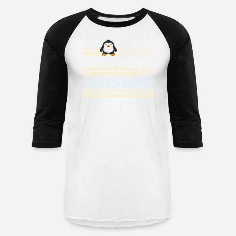 Easily Distracted By Penguins Funny Cute Penguin