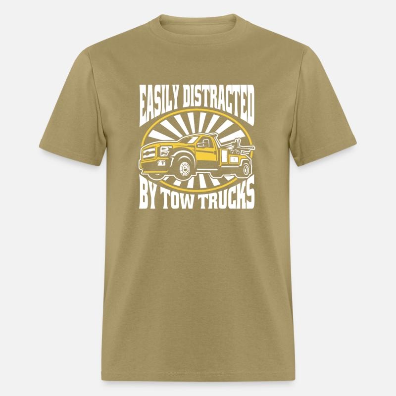 Easily Distracted By Tow Trucks Driver Operator