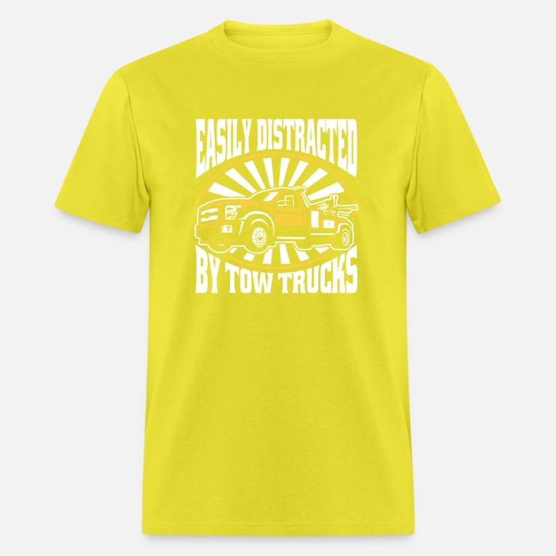 Easily Distracted By Tow Trucks Driver Operator