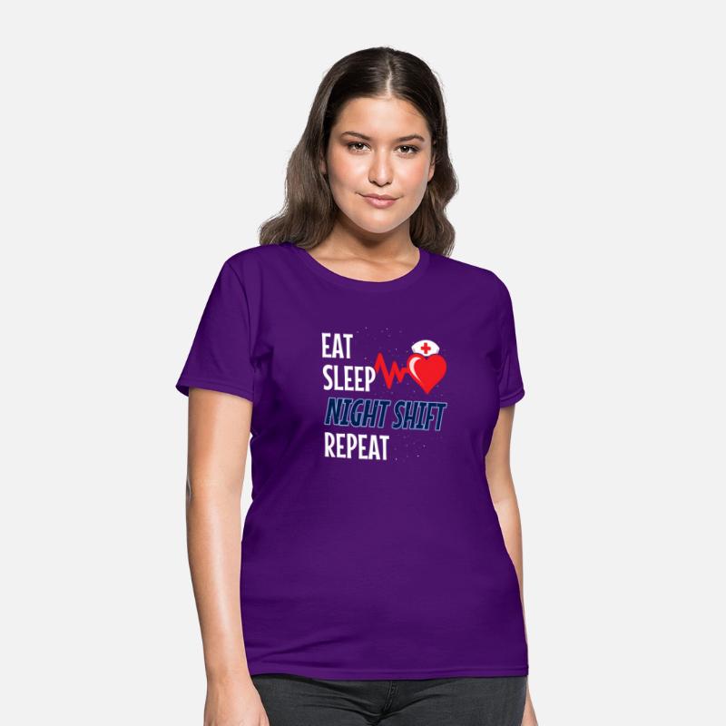 Eat Sleep Night Shift Repeat - Night Shift Nurse