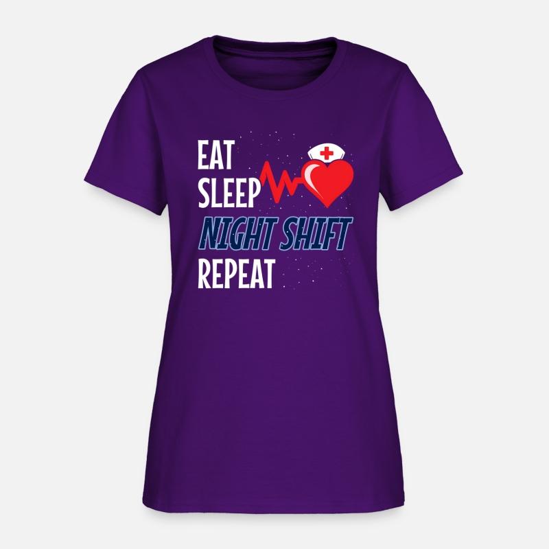Eat Sleep Night Shift Repeat - Night Shift Nurse