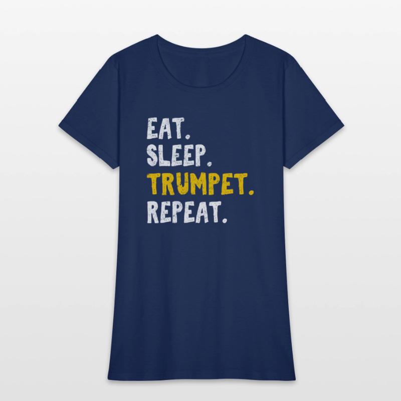 Eat Sleep Trumpet Repeat Funny Trumpet Player Marc