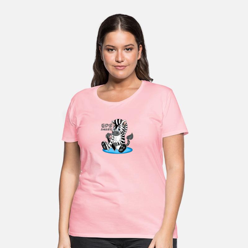 EDS Awareness Ribbon with Zebra