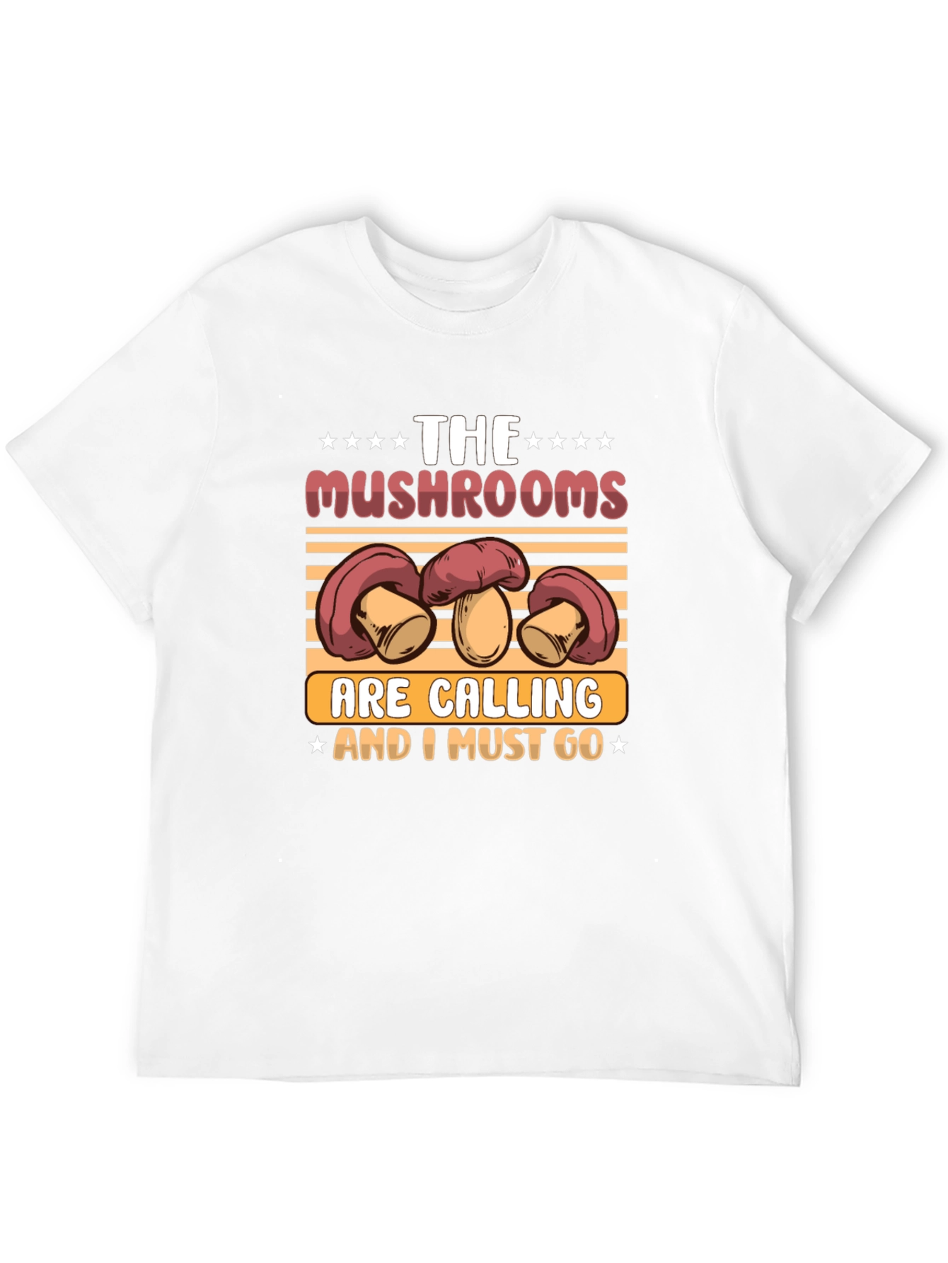 Mushroom Calling Black Tee