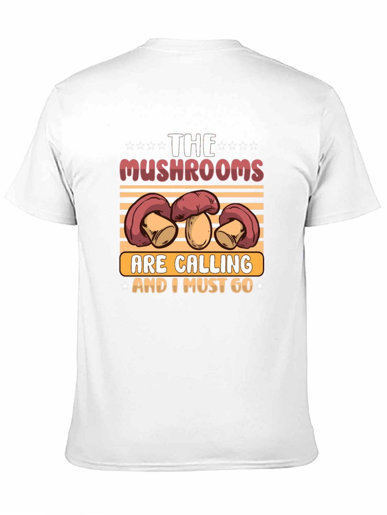 Mushroom Calling Black Tee