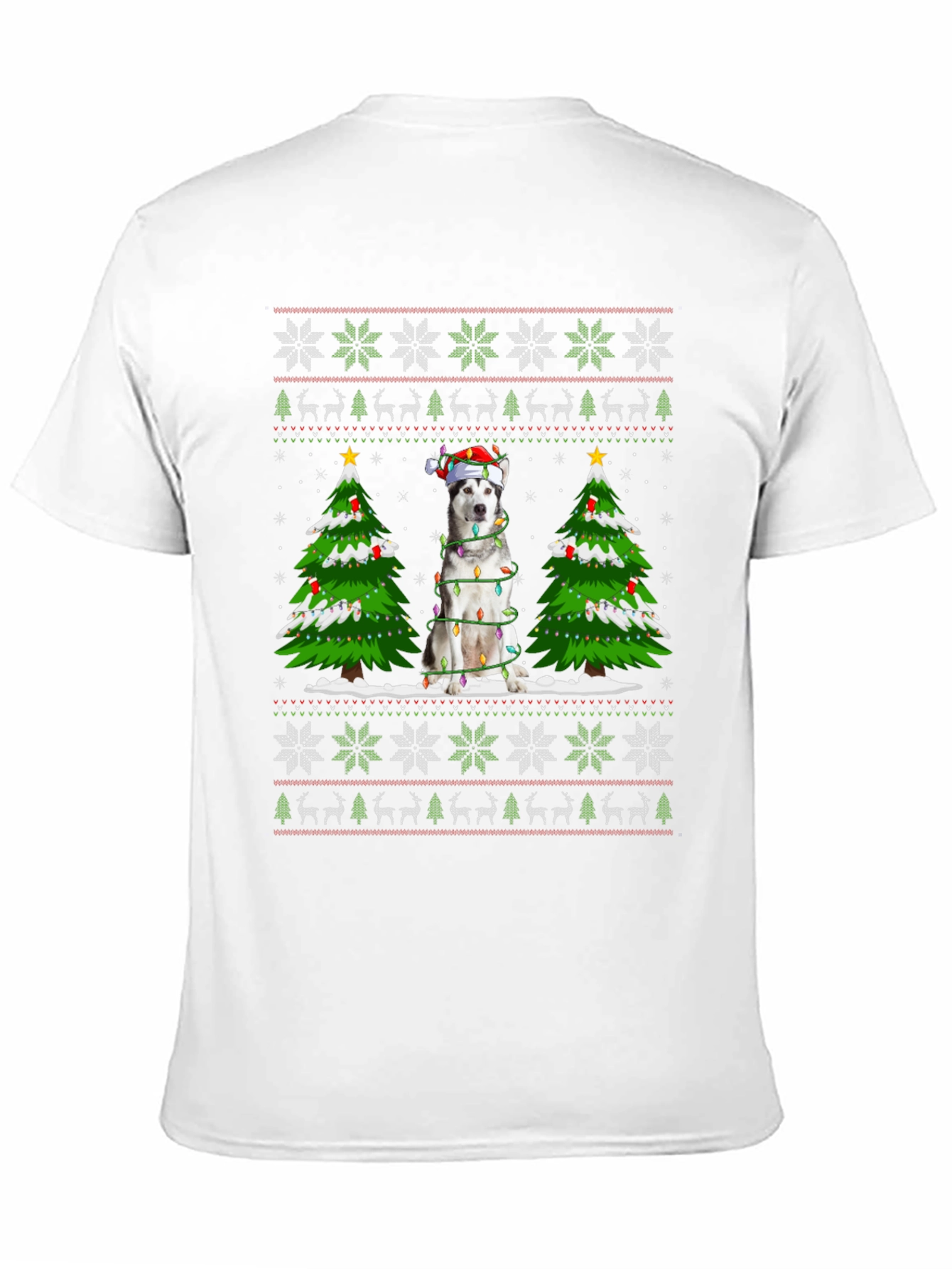 Husky Christmas Sweater T-Shirt