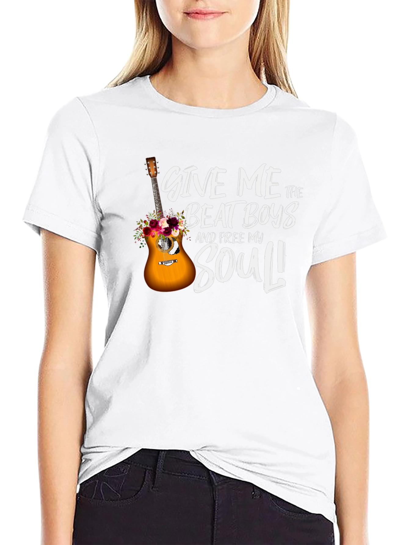 Give Me The Beat Boys Guitar Graphic T-Shirt