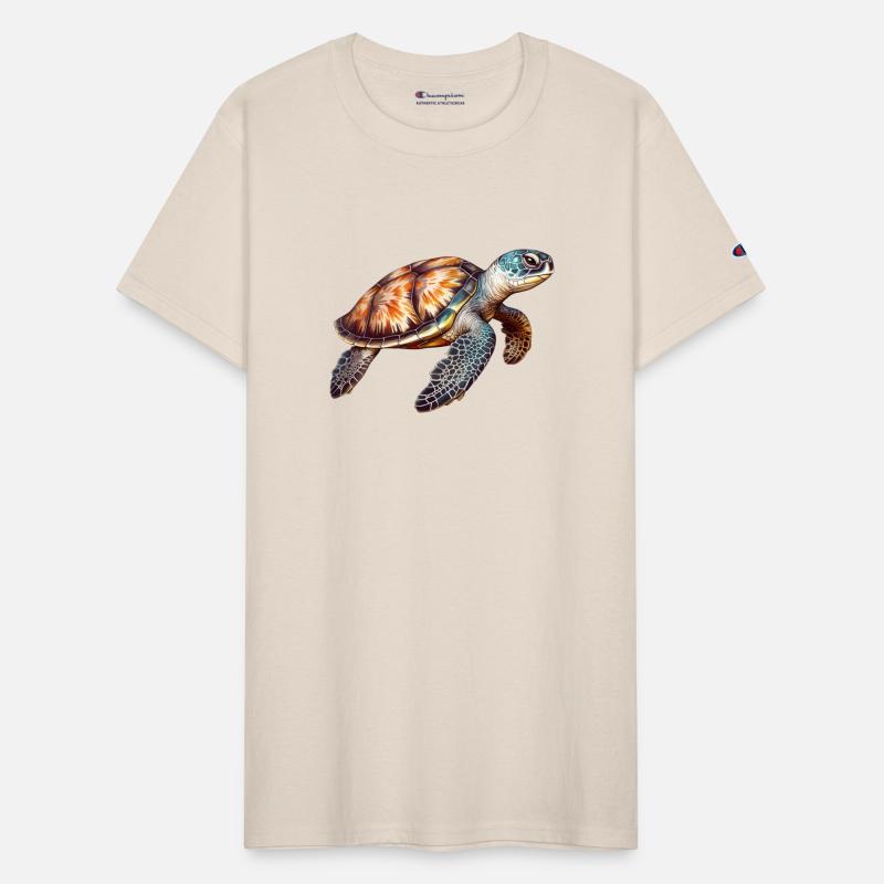 Elegant Cute Sea Turtle