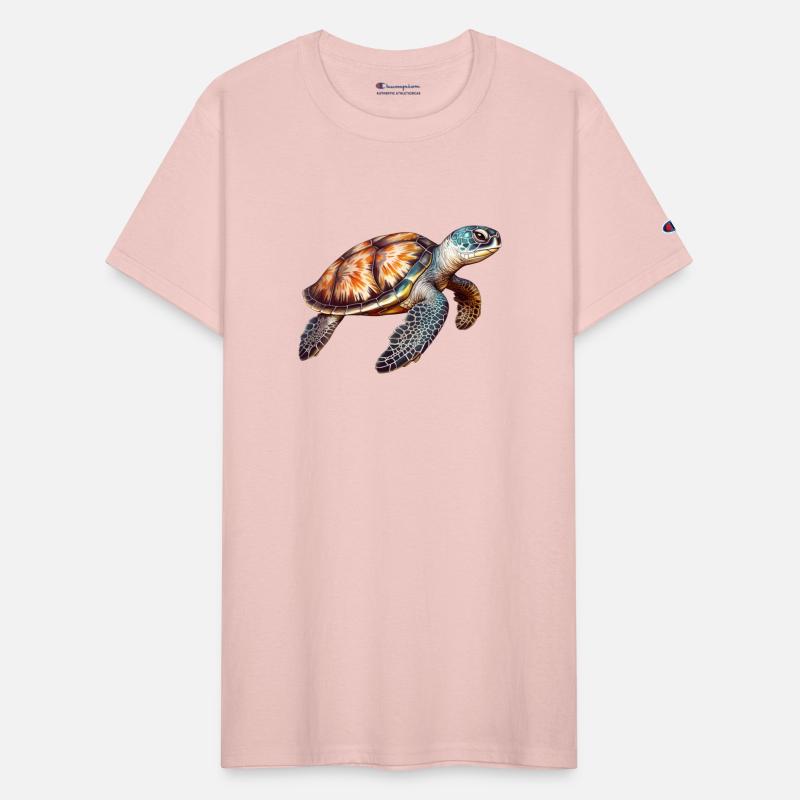 Elegant Cute Sea Turtle
