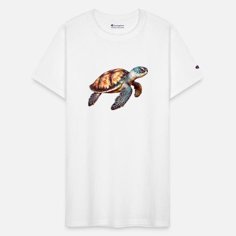 Elegant Cute Sea Turtle