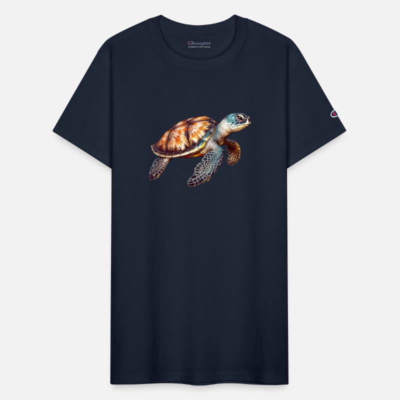 Elegant Cute Sea Turtle