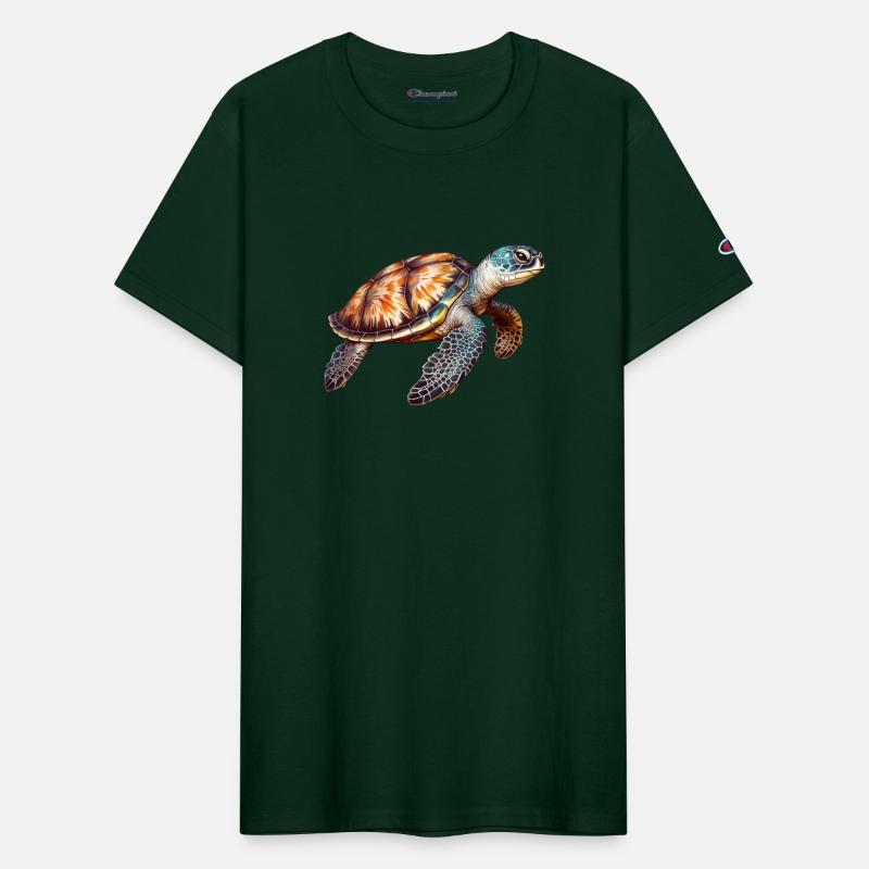 Elegant Cute Sea Turtle