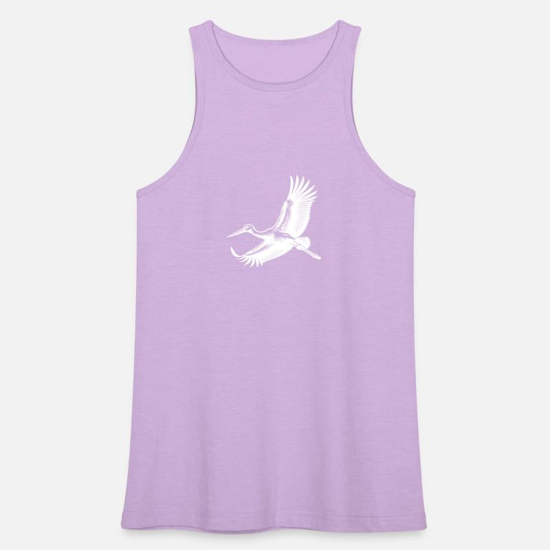 Elegant Stork Bird In Flight