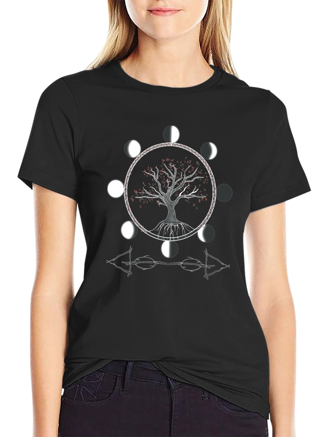 Tree of Life Moon Phase Graphic Tee