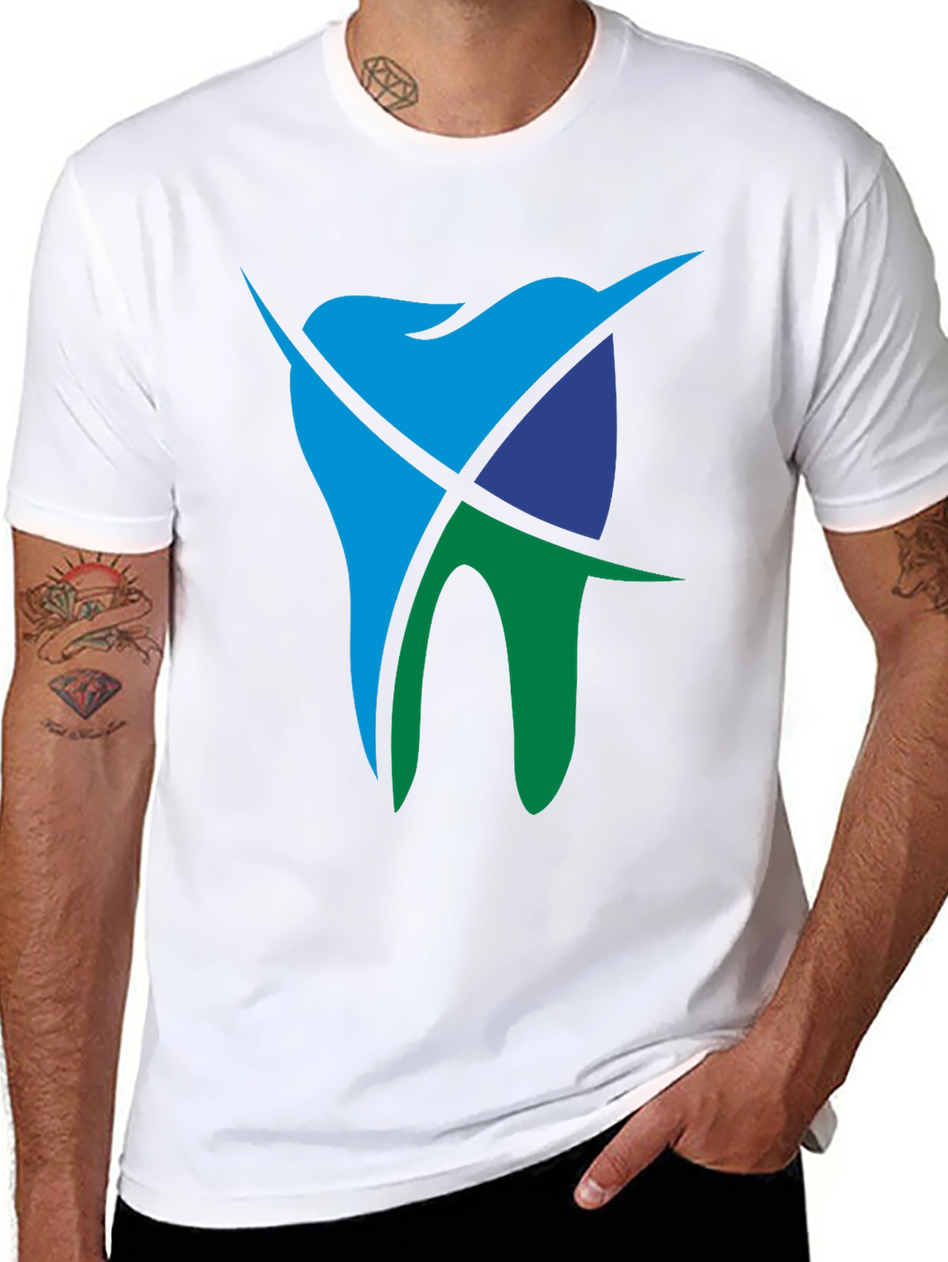 Modern Dental Graphic Tee - Stylish Unisex T-Shirt