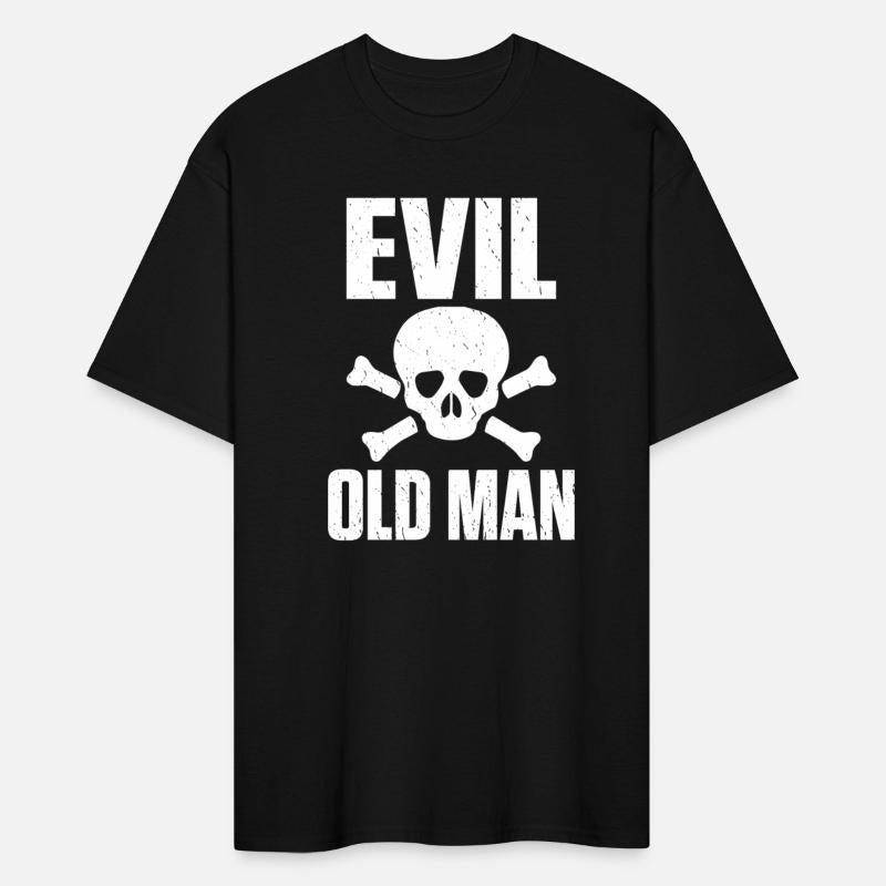 Evil old man The evil old man skull