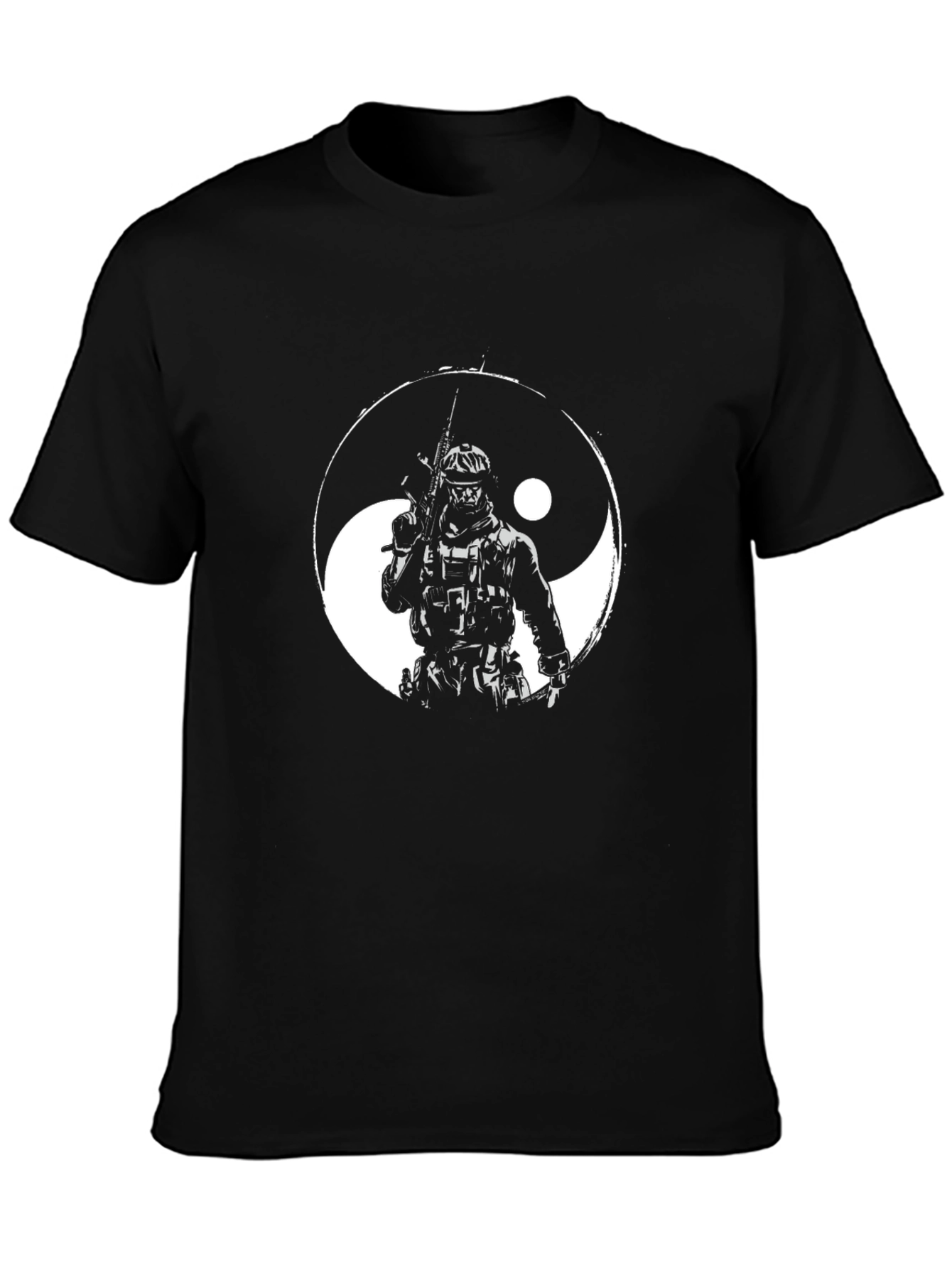 Yin Yang Soldier Graphic Tee