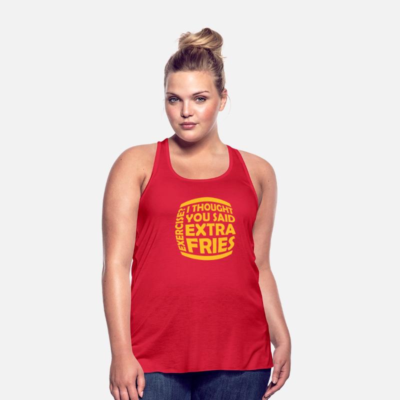 Exercise Extra Fries Quote