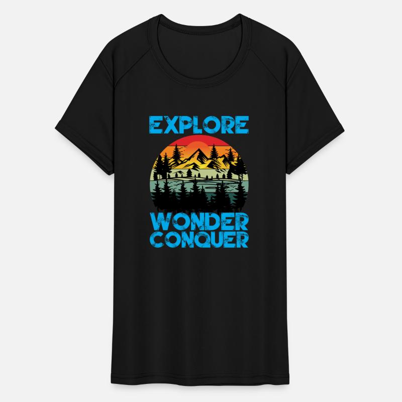 Explore Wonder Conquer Hiking Design