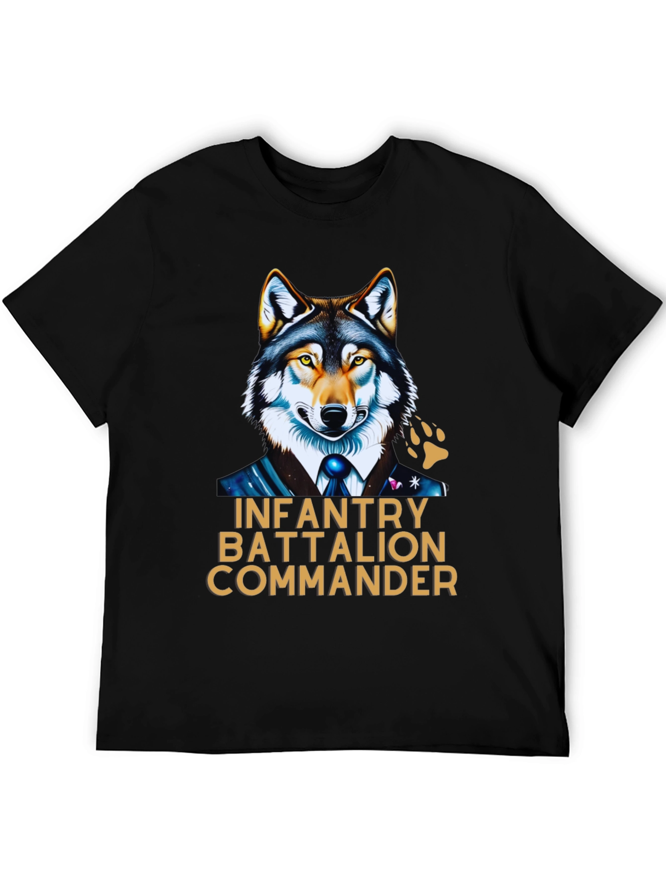 Infantry Battalion Commander Wolf T-Shirt