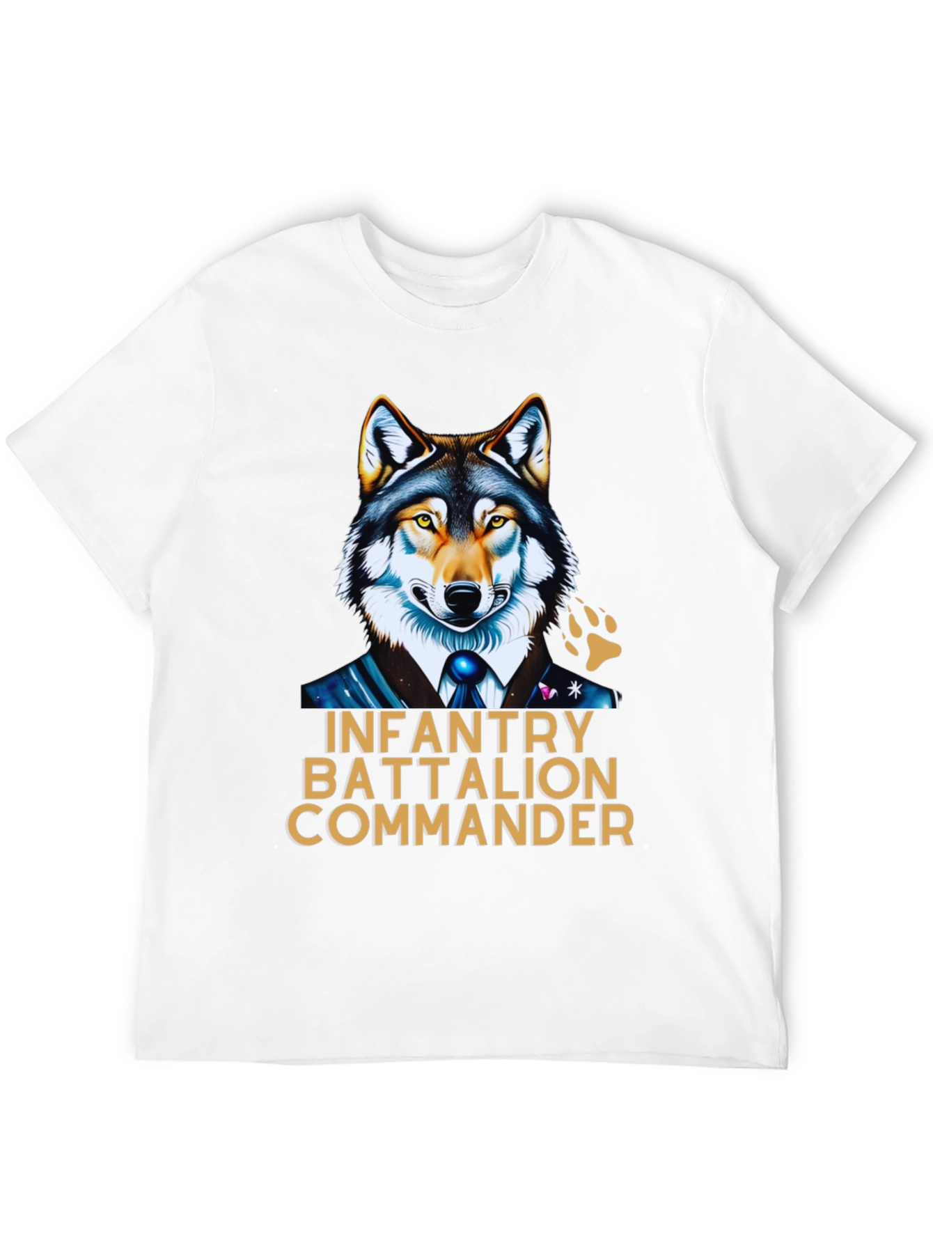 Infantry Battalion Commander Wolf T-Shirt