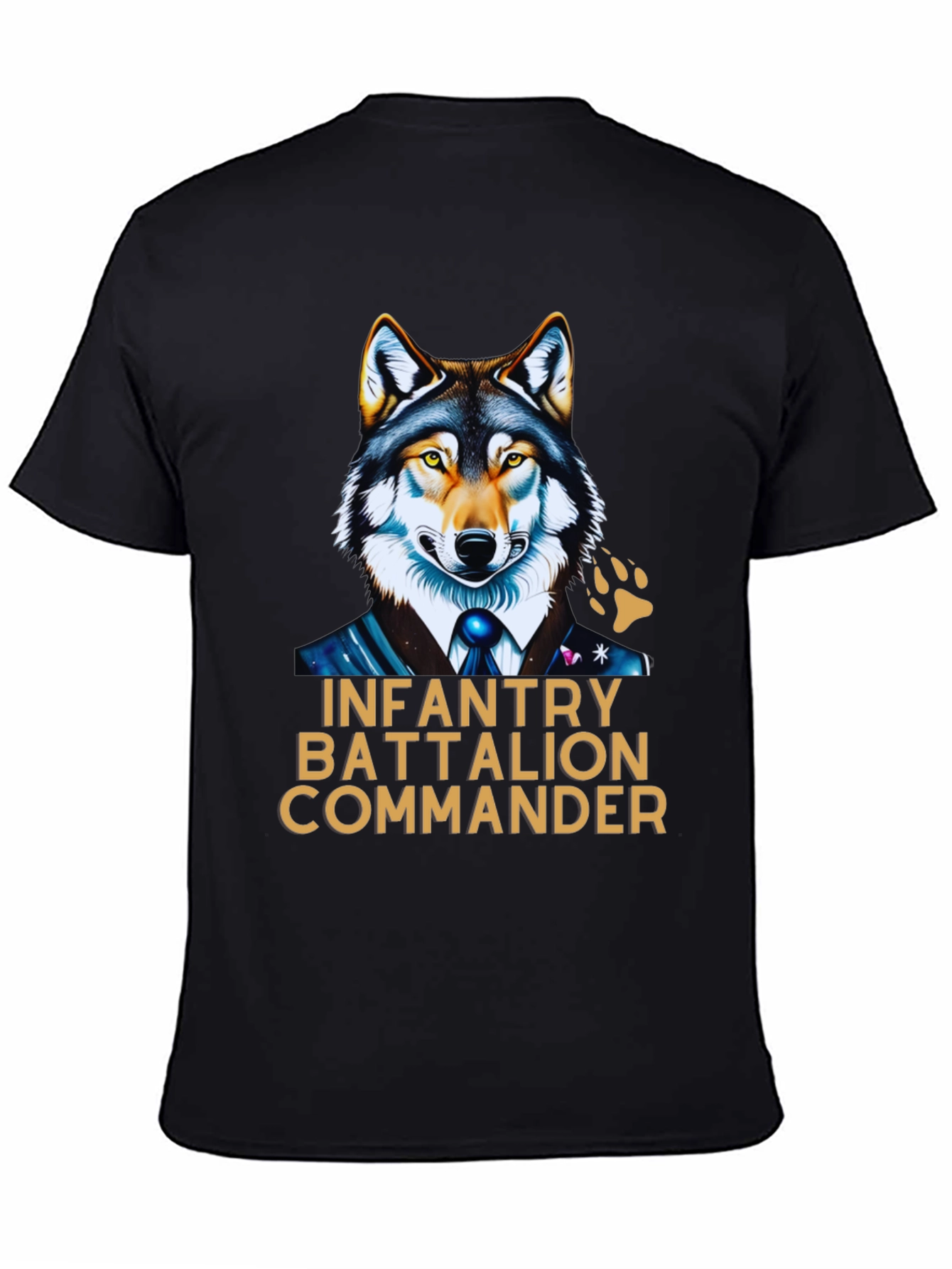 Infantry Battalion Commander Wolf T-Shirt