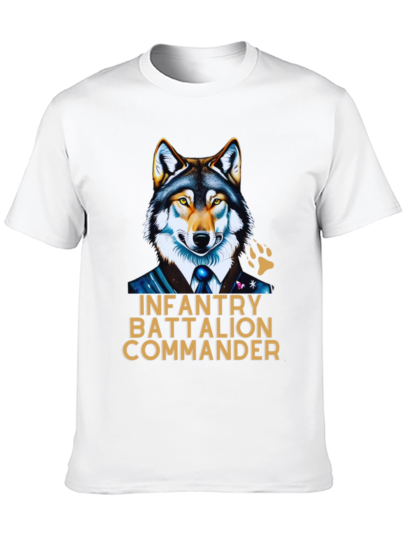 Infantry Battalion Commander Wolf T-Shirt
