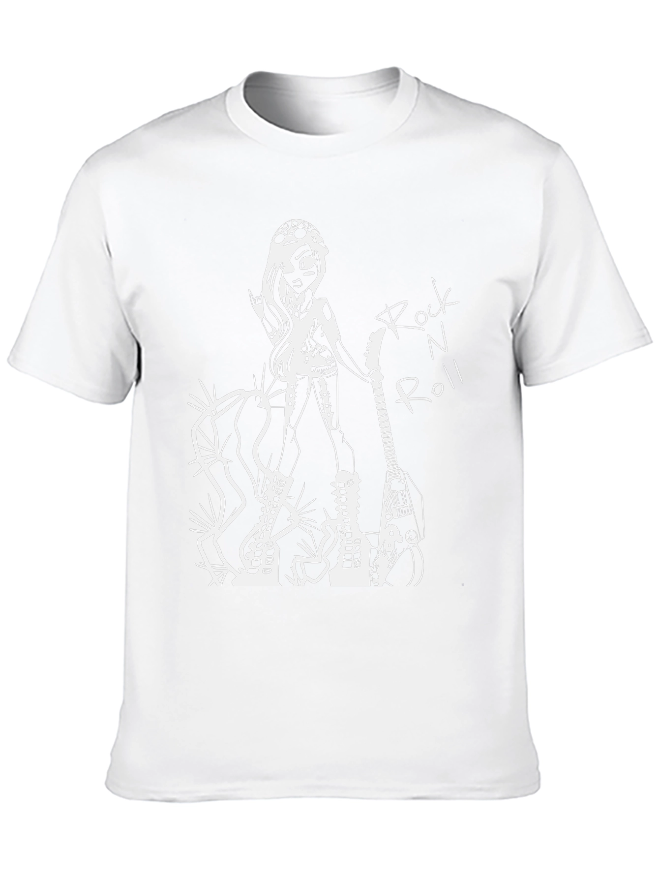Rock N Roll Graphic T-Shirt - Black