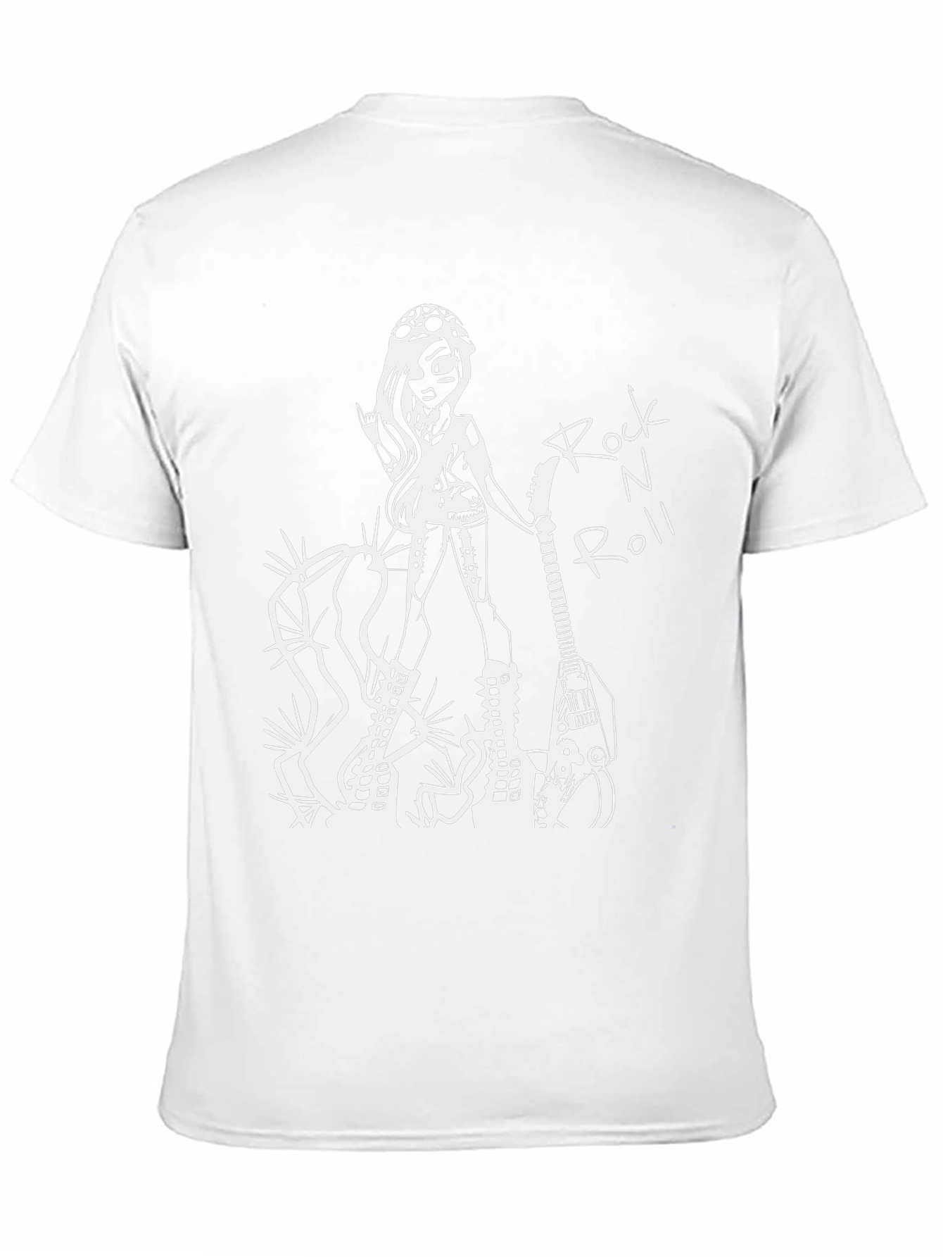 Rock N Roll Graphic T-Shirt - Black