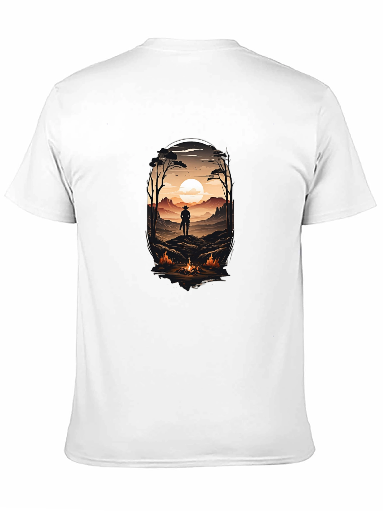 Western Landscape Graphic T-Shirt