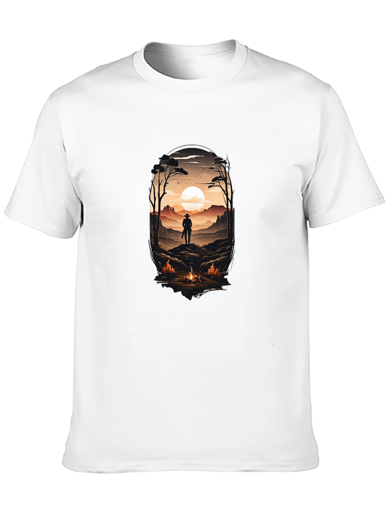 Western Landscape Graphic T-Shirt