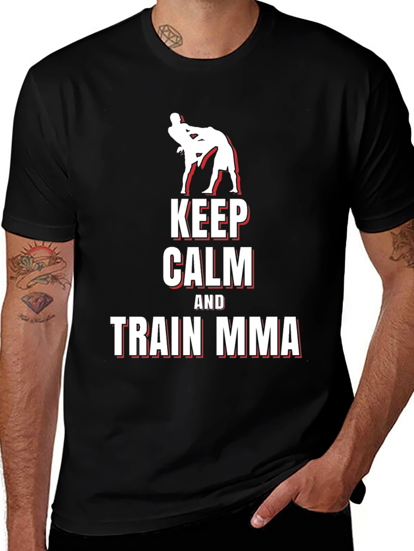 Keep Calm and Train MMA T-Shirt