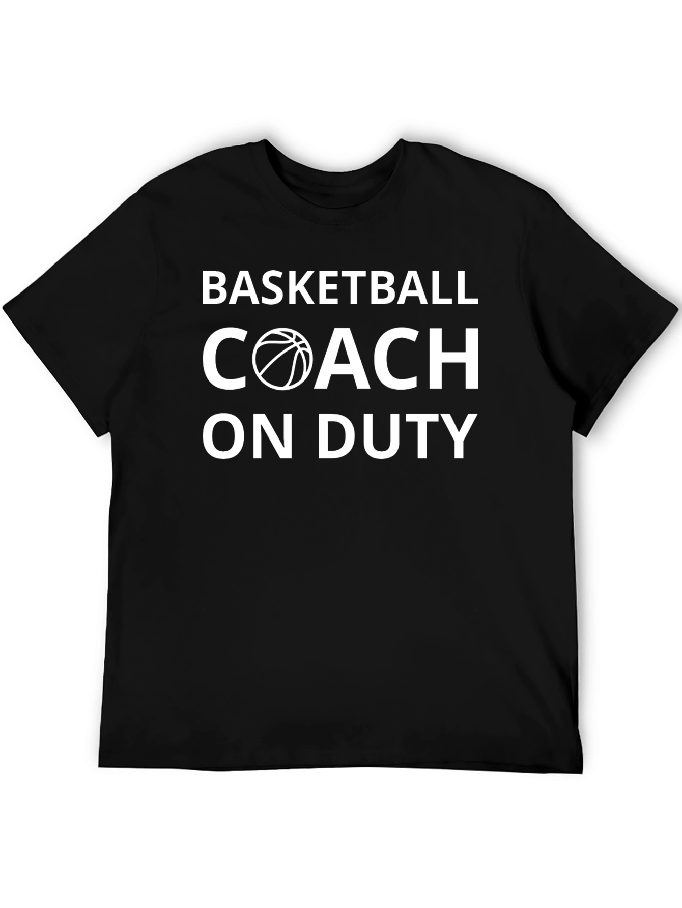Basketball Coach On Duty Graphic T-Shirt