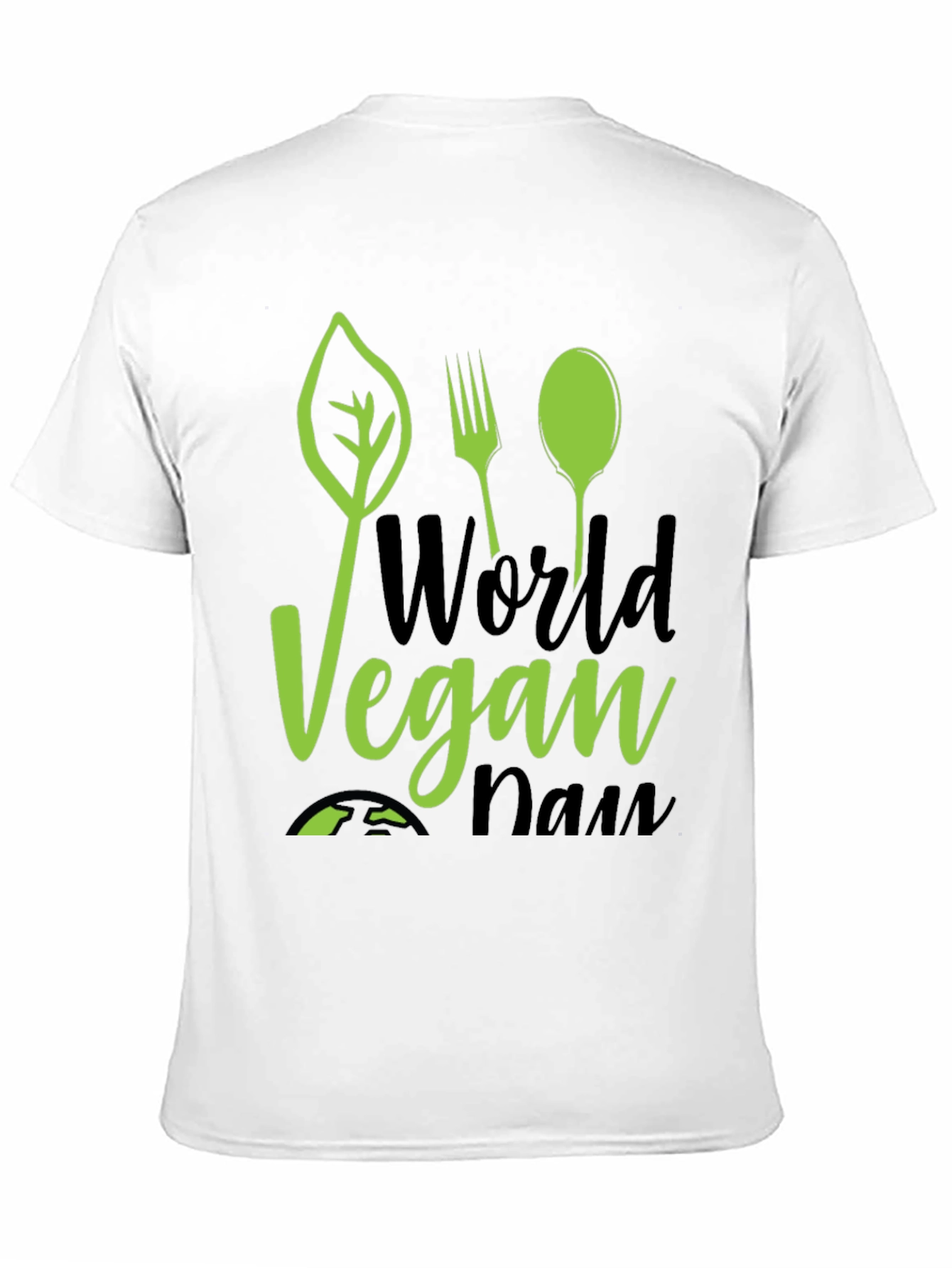 World Vegan Day Graphic Tee - Black