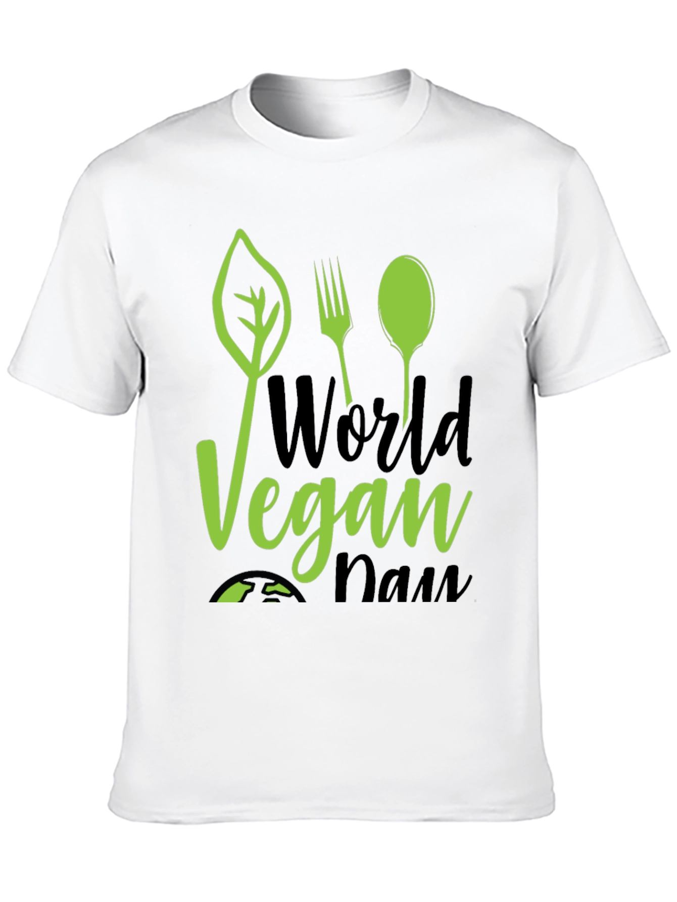 World Vegan Day Graphic Tee - Black