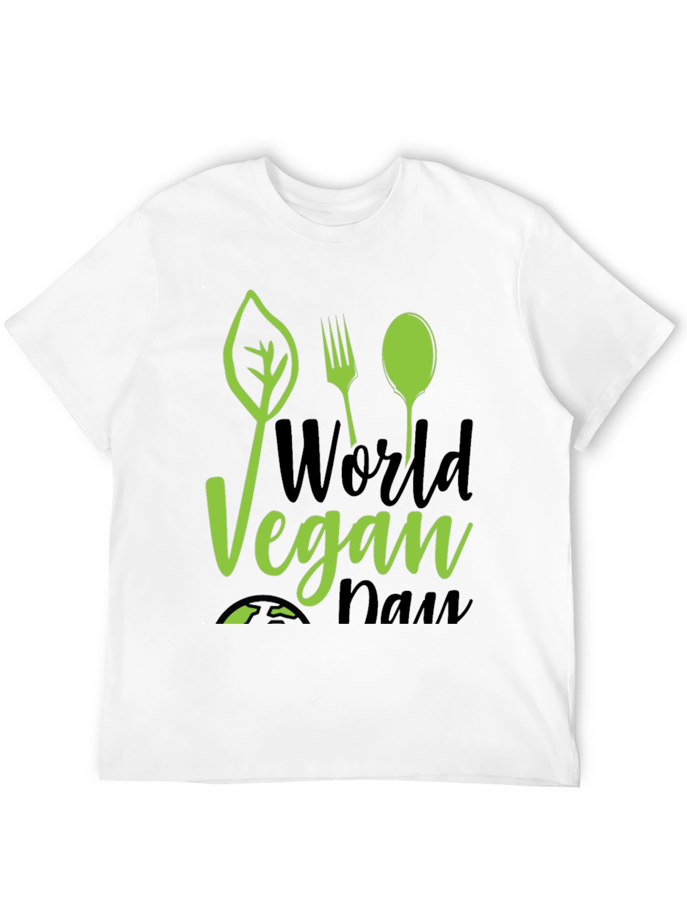 World Vegan Day Graphic Tee - Black