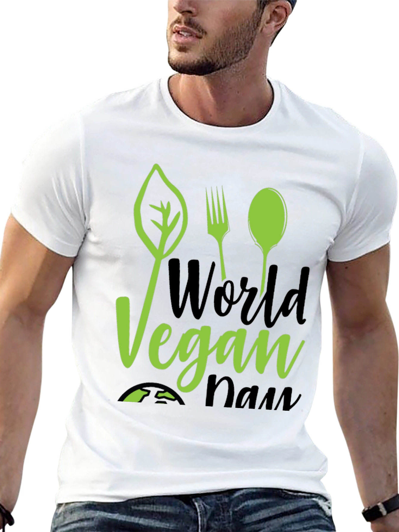 World Vegan Day Graphic Tee - Black